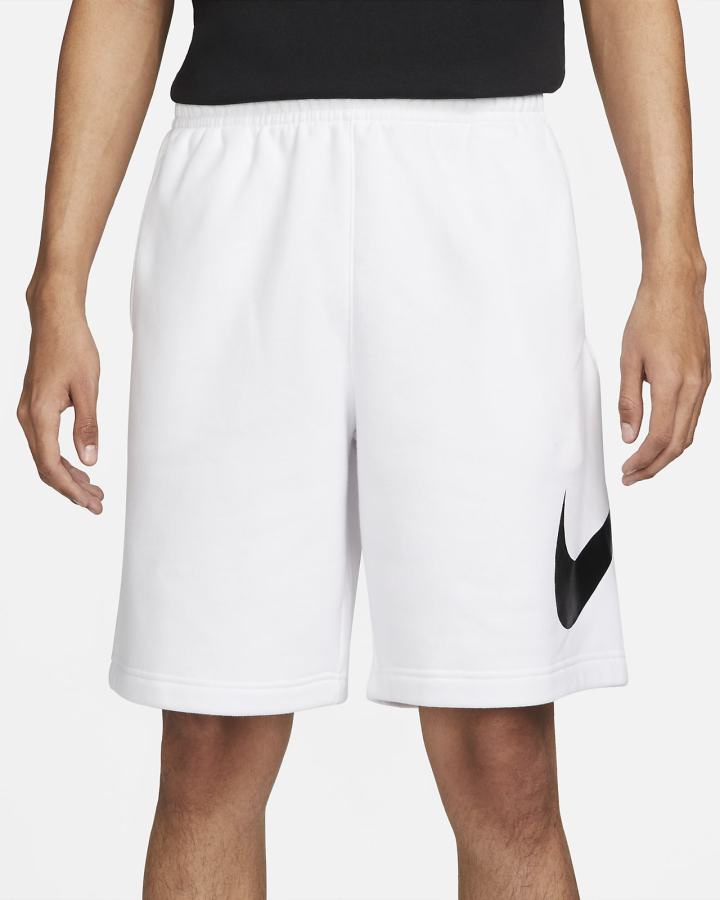 Pantalones Cortos Nike Sportswear Club Estampadas Hombre Blancas | DHUMJ-5421