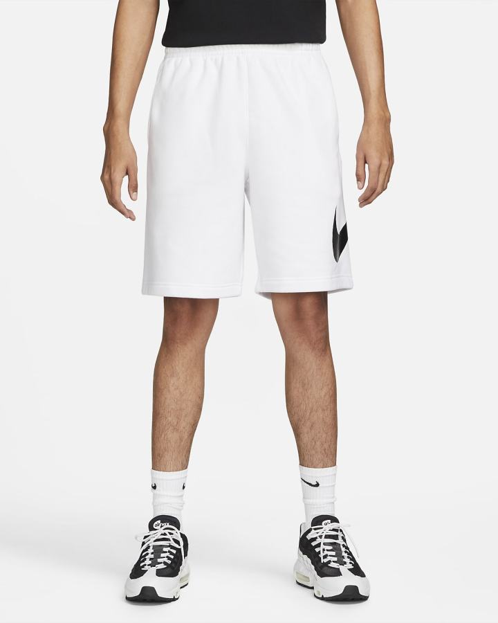 Pantalones Cortos Nike Sportswear Club Estampadas Hombre Blancas | DHUMJ-5421
