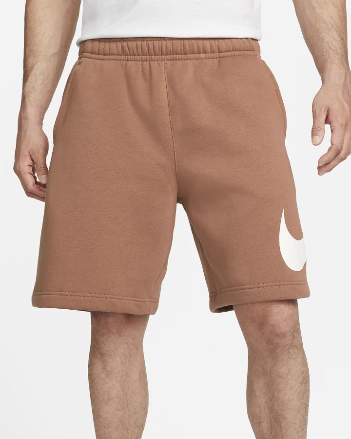 Pantalones Cortos Nike Sportswear Club Estampadas Hombre Marrones | FYTBE-7938