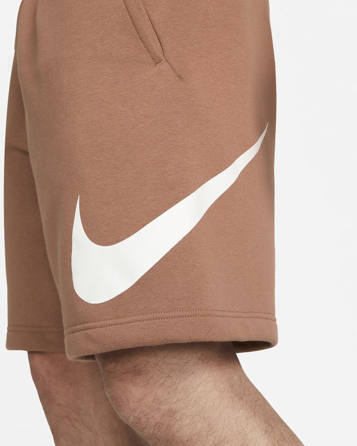 Pantalones Cortos Nike Sportswear Club Estampadas Hombre Marrones | FYTBE-7938