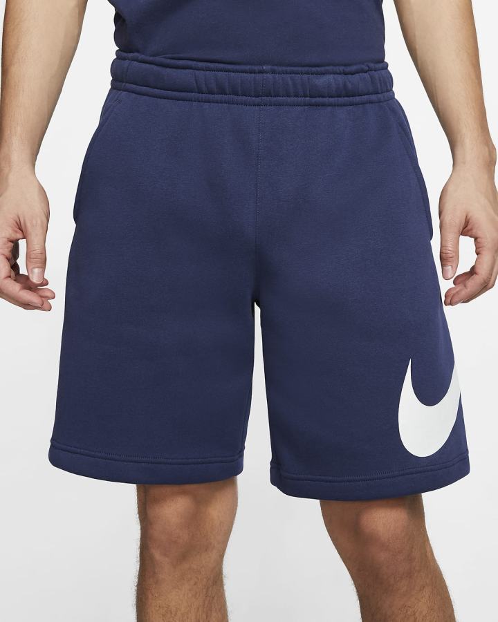 Pantalones Cortos Nike Sportswear Club Estampadas Hombre Azul Marino Blancas | JKSEL-5963