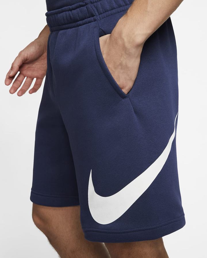 Pantalones Cortos Nike Sportswear Club Estampadas Hombre Azul Marino Blancas | JKSEL-5963