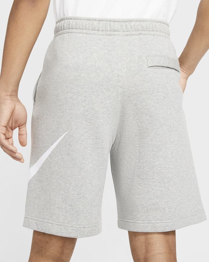 Pantalones Cortos Nike Sportswear Club Estampadas Hombre Gris Oscuro Blancas | QRBHE-7268