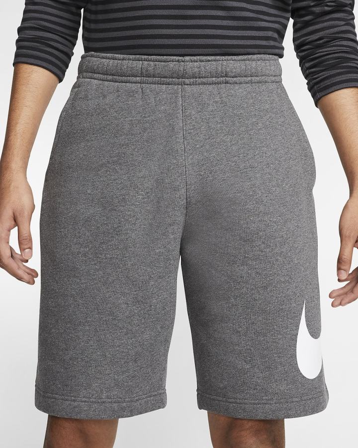 Pantalones Cortos Nike Sportswear Club Estampadas Hombre Gris Blancas | RYVSA-8156