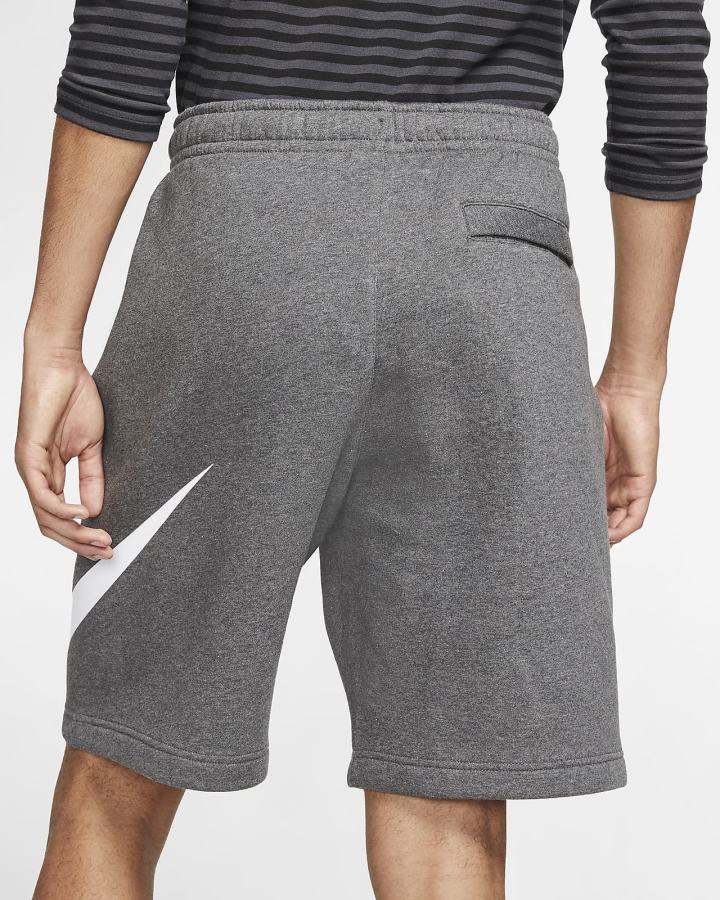 Pantalones Cortos Nike Sportswear Club Estampadas Hombre Gris Blancas | RYVSA-8156