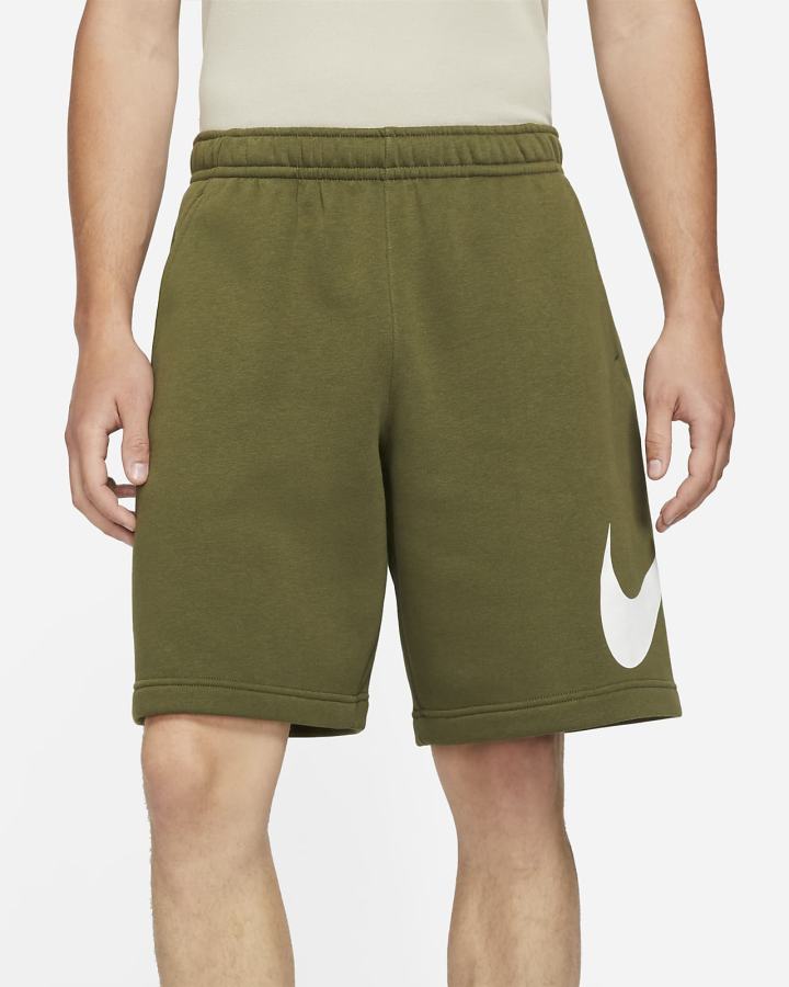 Pantalones Cortos Nike Sportswear Club Estampadas Hombre Verde | UATHE-7503