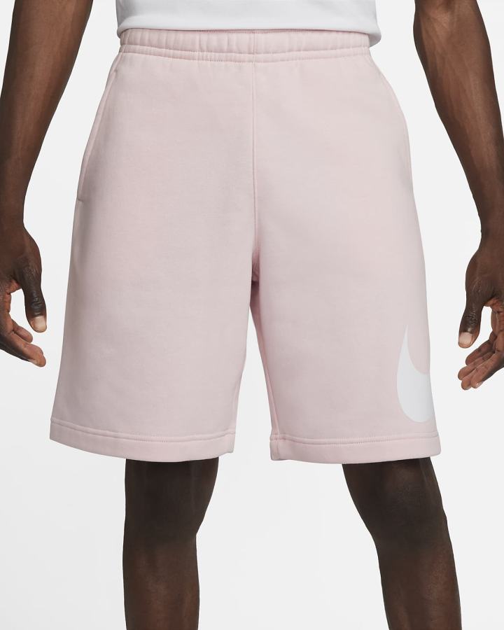 Pantalones Cortos Nike Sportswear Club Estampadas Hombre Rosas Blancas | ZQCUO-3570