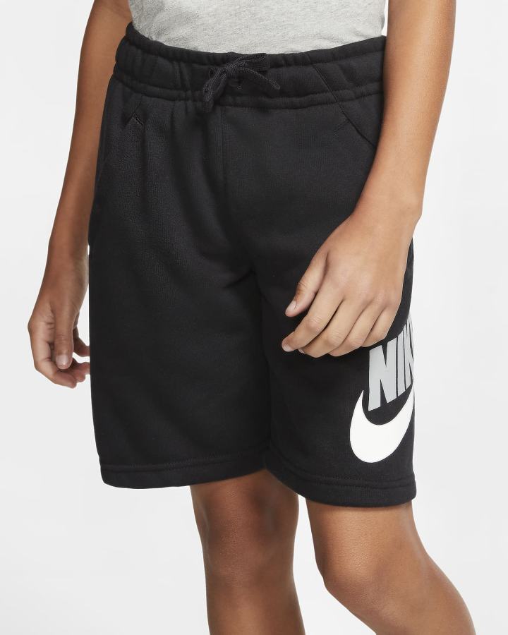 Pantalones Cortos Nike Sportswear Club Fleece Kids Niño Negras | CVOBD-4638