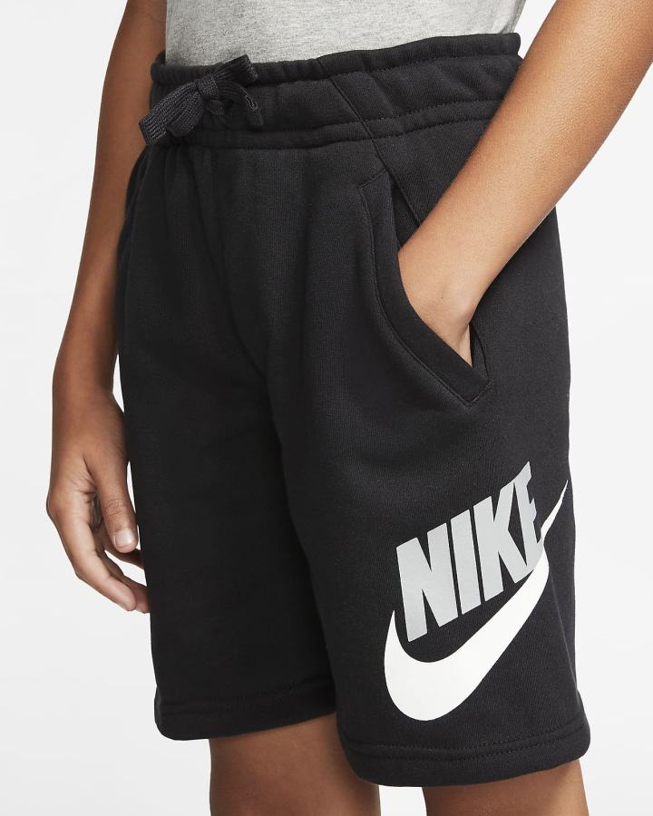 Pantalones Cortos Nike Sportswear Club Fleece Kids Niño Negras | CVOBD-4638