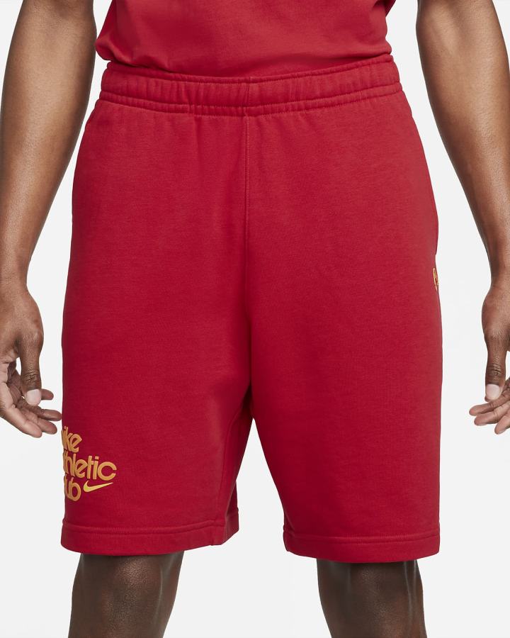 Pantalones Cortos Nike Sportswear Club French Terry Hombre Rojas | DXNVL-0658