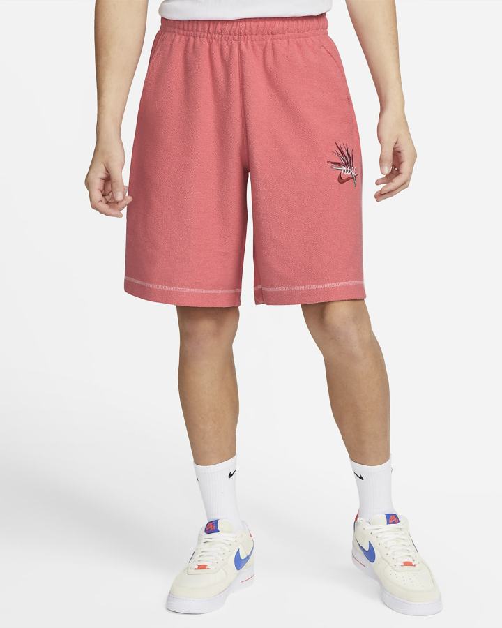 Pantalones Cortos Nike Sportswear Club French Terry Hombre Rosas Azules Rosas | GKTNI-4879