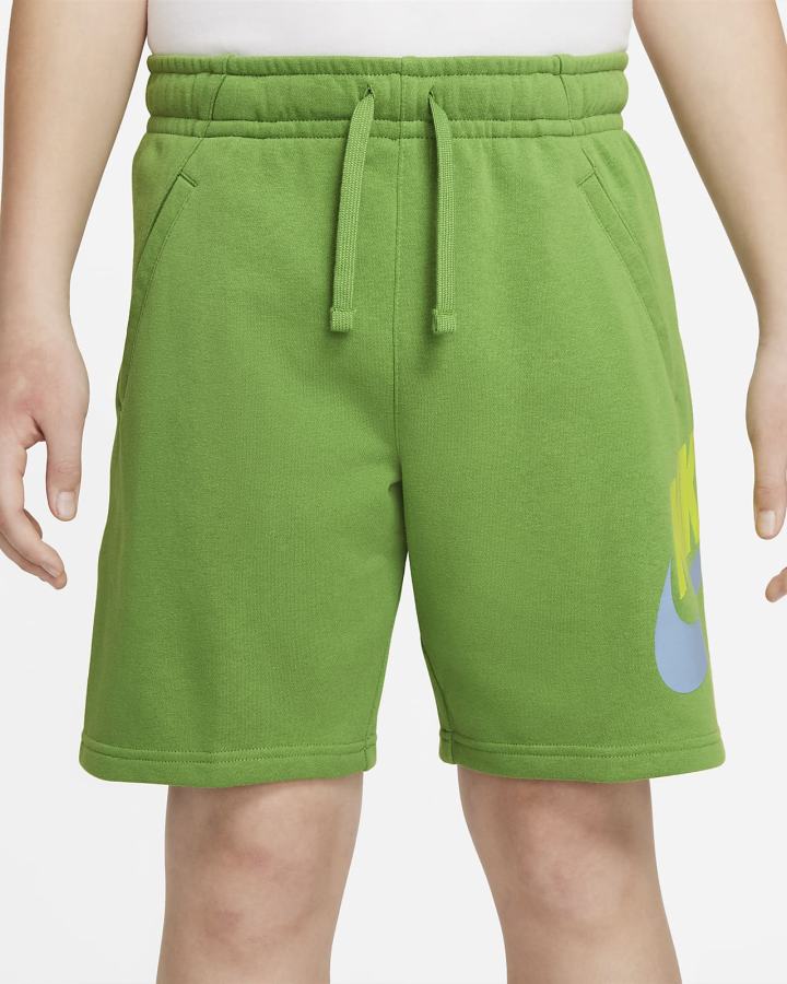 Pantalones Cortos Nike Sportswear Club Fleece Kids Niño Verde | GSCQJ-2168