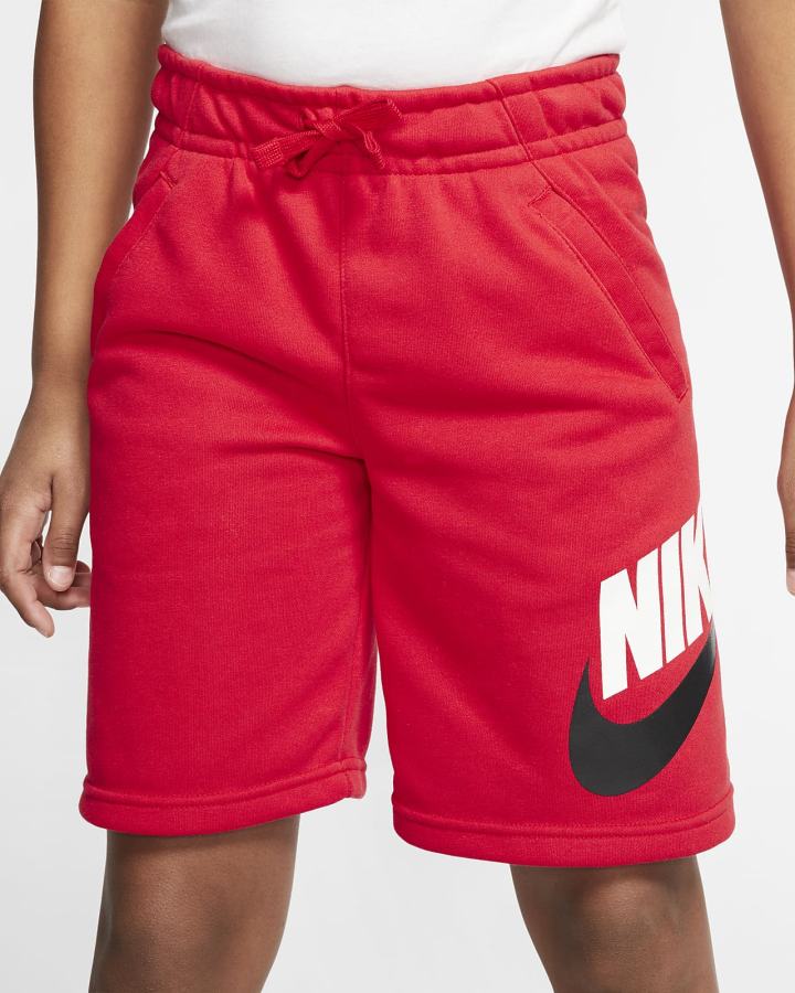 Pantalones Cortos Nike Sportswear Club Fleece Kids Niño Rojas | KPARU-0364
