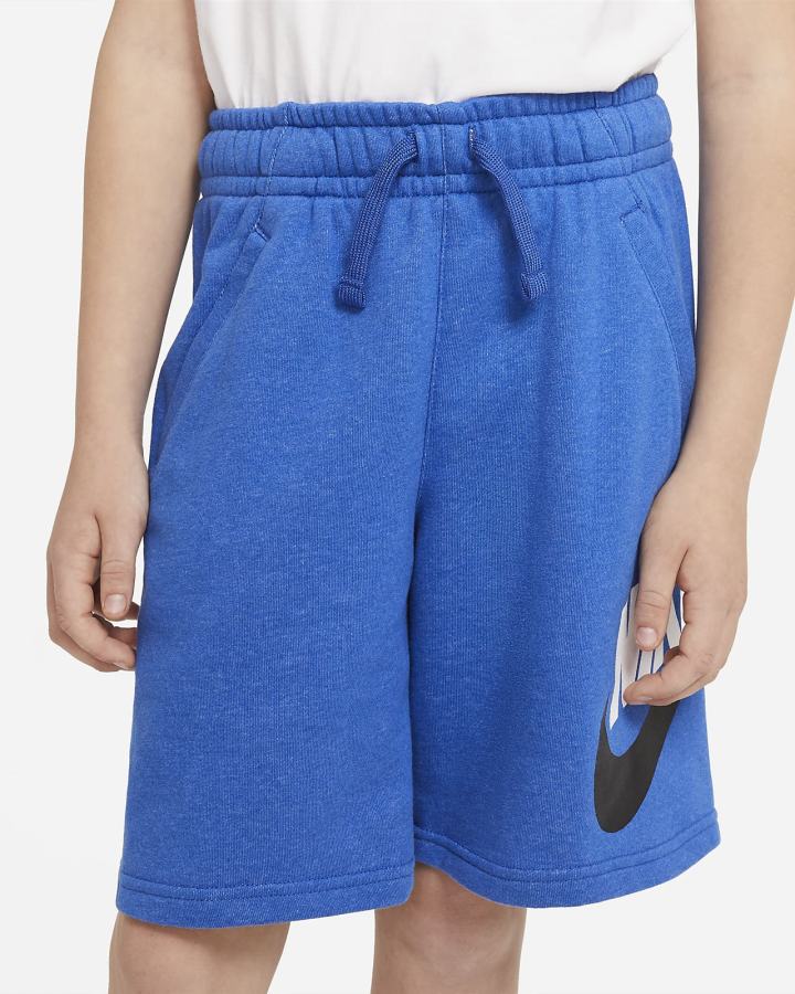 Pantalones Cortos Nike Sportswear Club Fleece Kids Niño Azul Real | MQVYN-2134