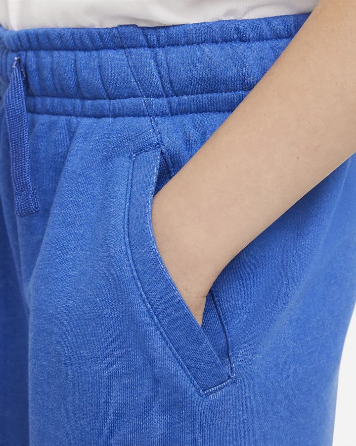 Pantalones Cortos Nike Sportswear Club Fleece Kids Niño Azul Real | MQVYN-2134