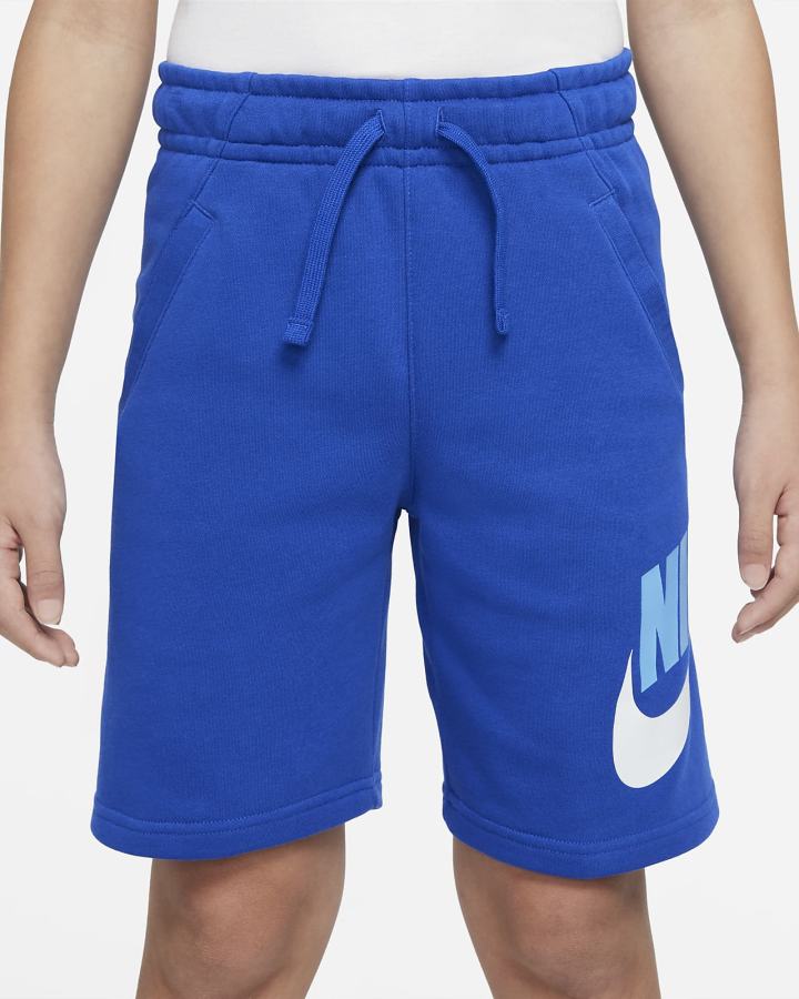 Pantalones Cortos Nike Sportswear Club Fleece Kids Niño Azul Real Azules | NFDVK-3709