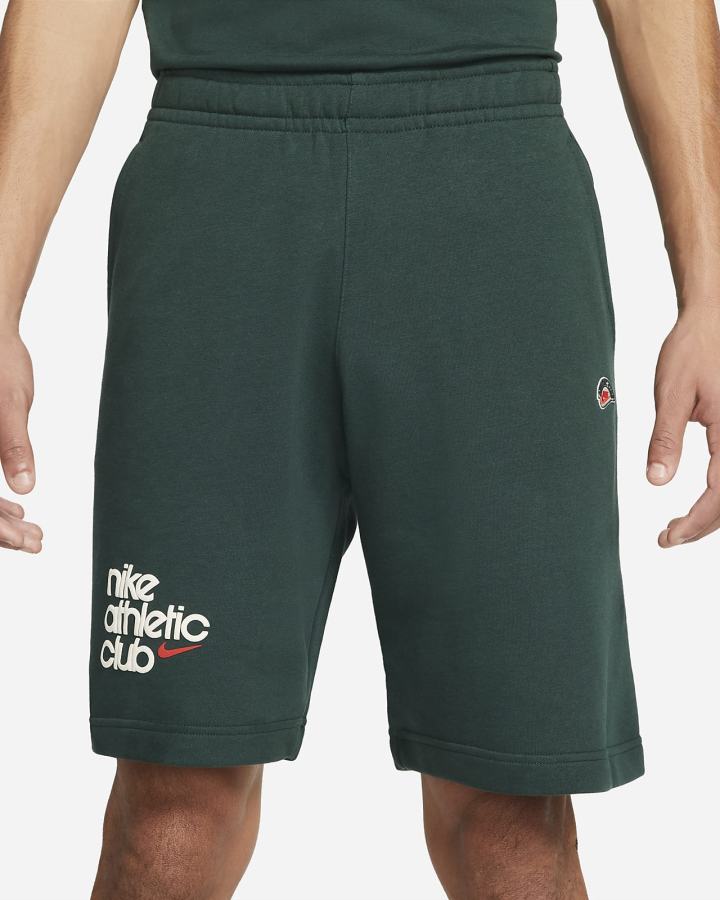 Pantalones Cortos Nike Sportswear Club French Terry Hombre Verde | NVQTM-0284