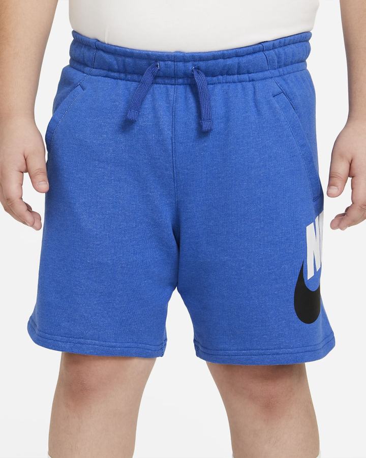 Pantalones Cortos Nike Sportswear Club Fleece Kids Niño Azul Real | OIRES-8051