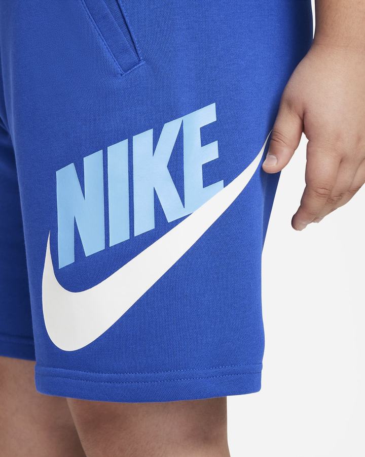 Pantalones Cortos Nike Sportswear Club Fleece Kids Niño Azul Real Azules | PSNYL-8795