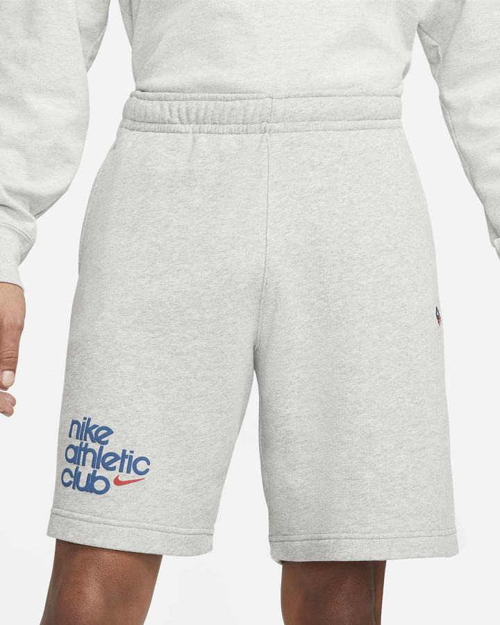 Pantalones Cortos Nike Sportswear Club French Terry Hombre Gris Oscuro | QYHNM-0183
