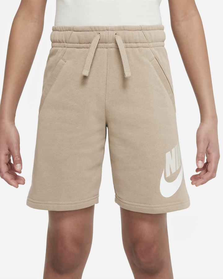 Pantalones Cortos Nike Sportswear Club Fleece Kids Niño Kaki Kaki | TSYHK-4725