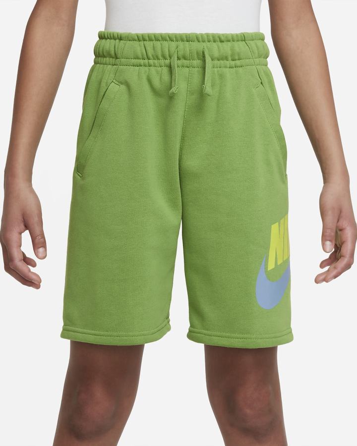 Pantalones Cortos Nike Sportswear Club Fleece Kids Niño Verde | TWQAL-4328