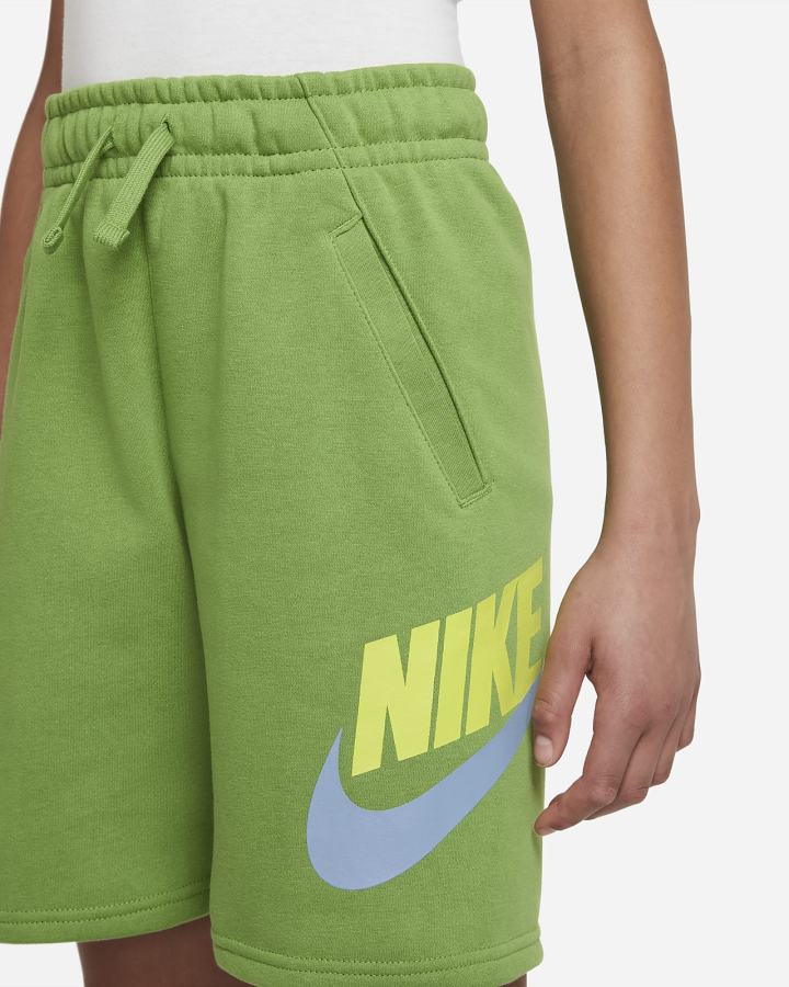 Pantalones Cortos Nike Sportswear Club Fleece Kids Niño Verde | TWQAL-4328