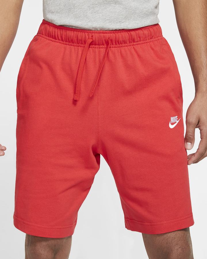 Pantalones Cortos Nike Sportswear Club Hombre Rojas Blancas | UTWZC-1278