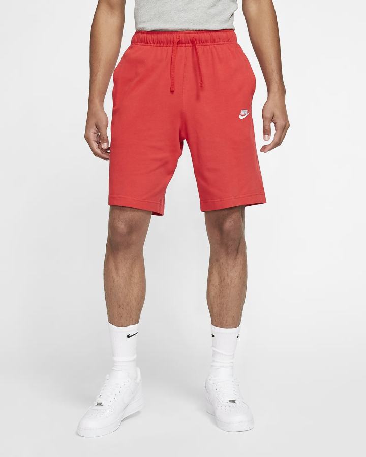 Pantalones Cortos Nike Sportswear Club Hombre Rojas Blancas | UTWZC-1278