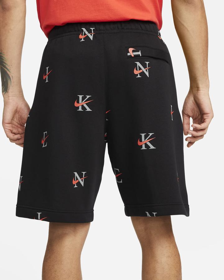 Pantalones Cortos Nike Sportswear Club Hombre Negras Naranjas | WMVBC-0168