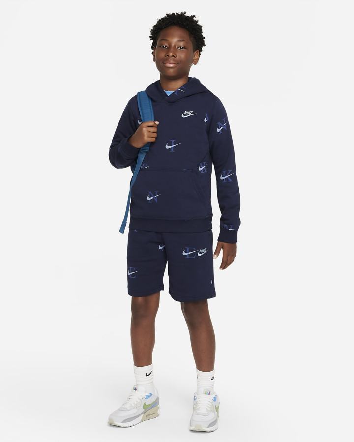 Pantalones Cortos Nike Sportswear Club Kids Niño Obsidian | FTKHU-5031