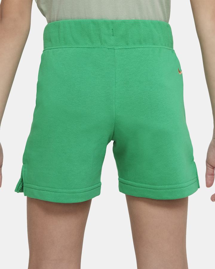 Pantalones Cortos Nike Sportswear Club Kids French Terry Mama Niña Verde | LENSZ-7120