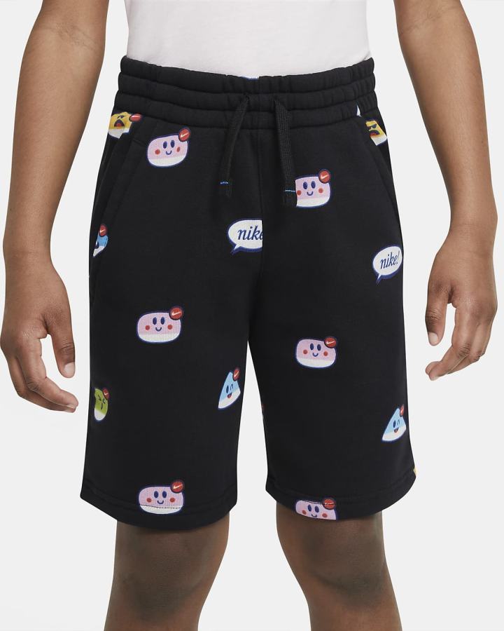 Pantalones Cortos Nike Sportswear Club Kids Niño Negras | PKFAU-0981