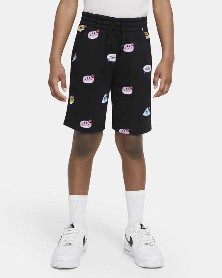 Pantalones Cortos Nike Sportswear Club Kids Niño Negras | PKFAU-0981