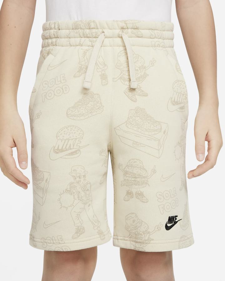 Pantalones Cortos Nike Sportswear Club Kids Niño Kaki Negras | UKEPJ-5326