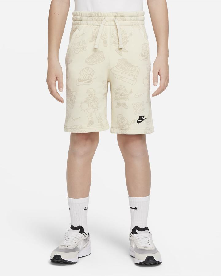 Pantalones Cortos Nike Sportswear Club Kids Niño Kaki Negras | UKEPJ-5326