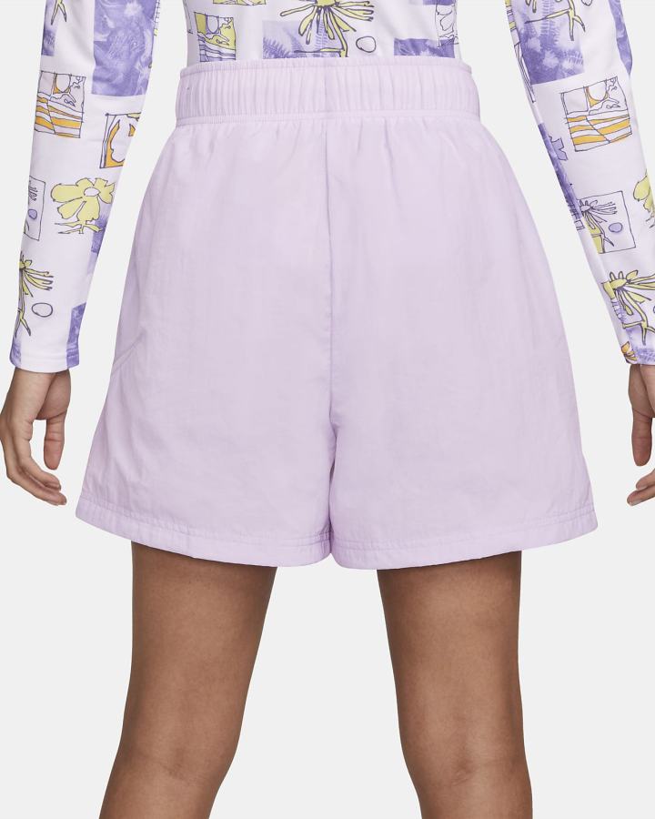 Pantalones Cortos Nike Sportswear Essential High-Rise Woven Mujer Blancas | ODMIJ-3561