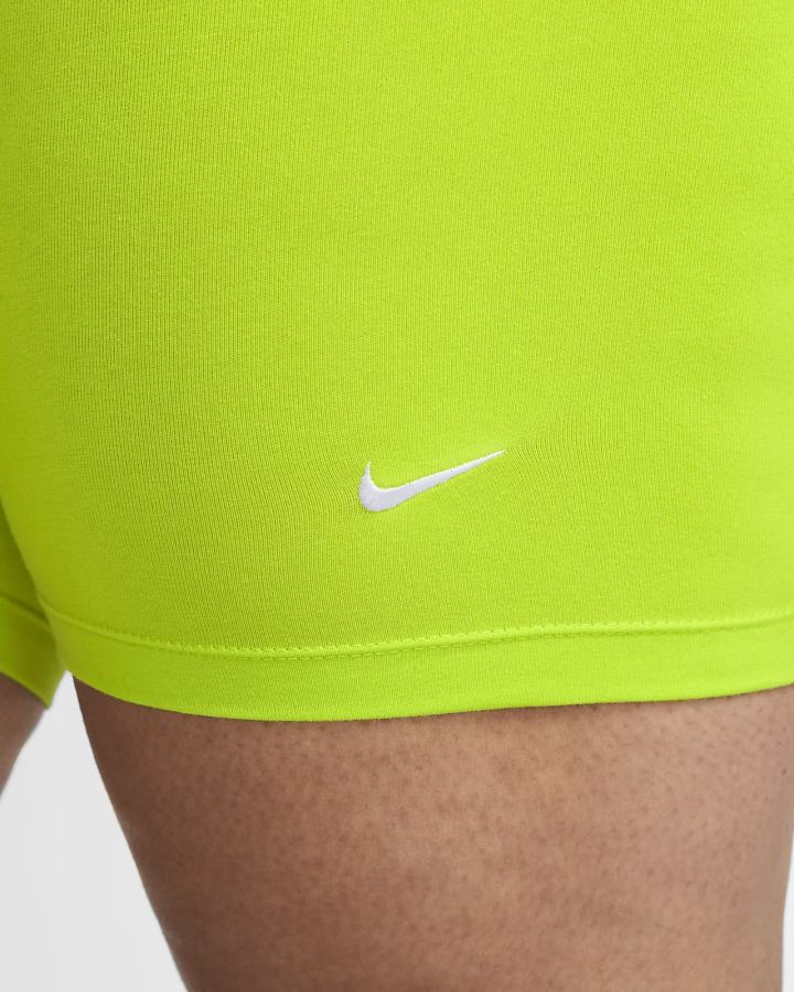 Pantalones Cortos Nike Sportswear Essential Mid-Rise Bike Mujer Verde Blancas | TQPRC-0492