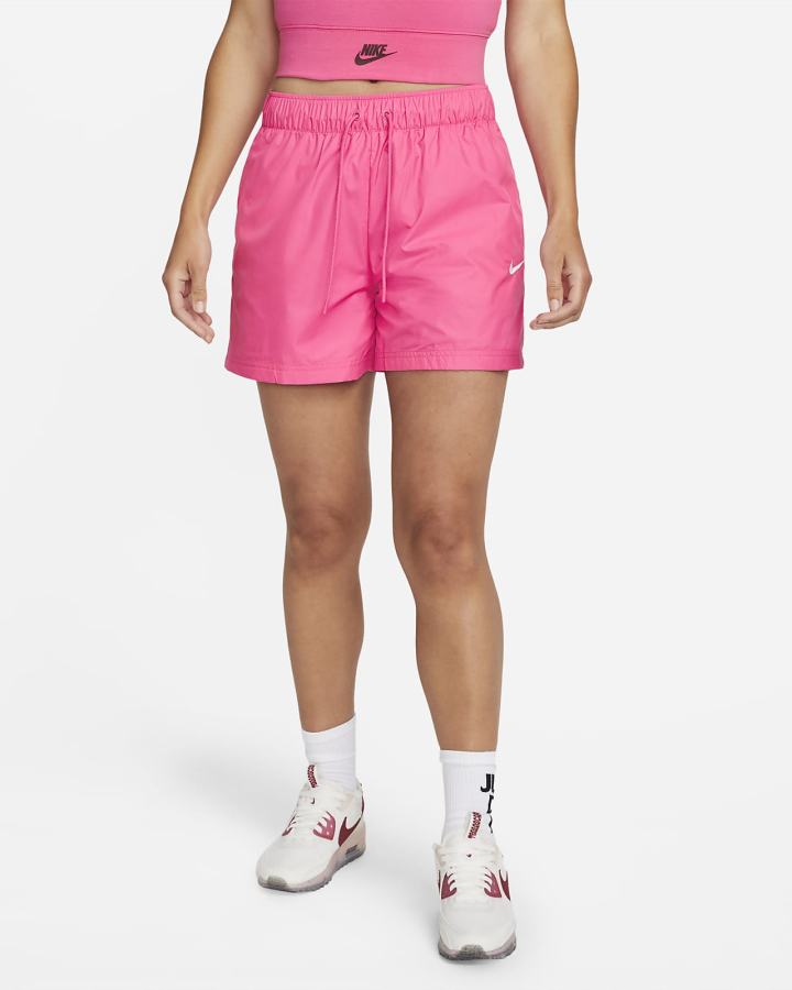 Pantalones Cortos Nike Sportswear Essentials Repel Mid-Rise Mujer Blancas | VPCIQ-3618