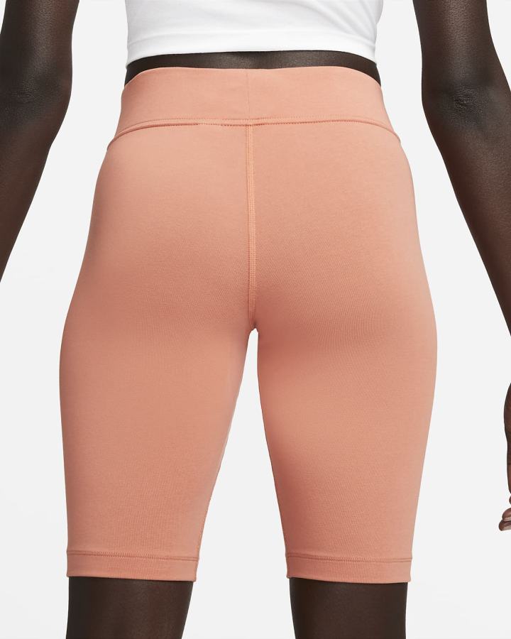 Pantalones Cortos Nike Sportswear Essential Mid-Rise Bike Mujer Blancas | WJRFN-8029