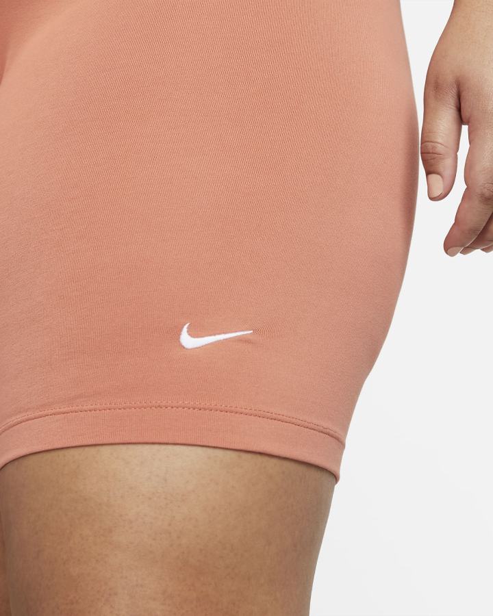 Pantalones Cortos Nike Sportswear Essential Mid-Rise Bike Mujer Blancas | WUDSB-6971