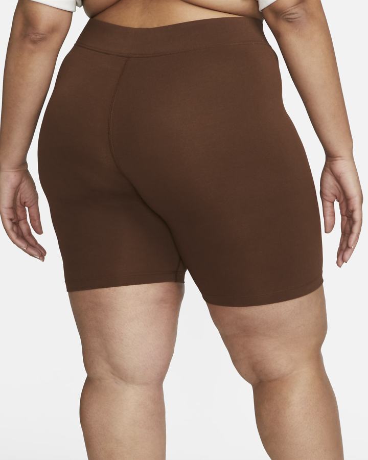 Pantalones Cortos Nike Sportswear Essential Mid-Rise Bike Mujer Blancas | ZYIJQ-1857