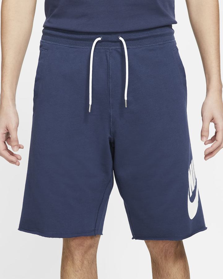 Pantalones Cortos Nike Sportswear Hombre Azul Marino Blancas | MREPI-6921
