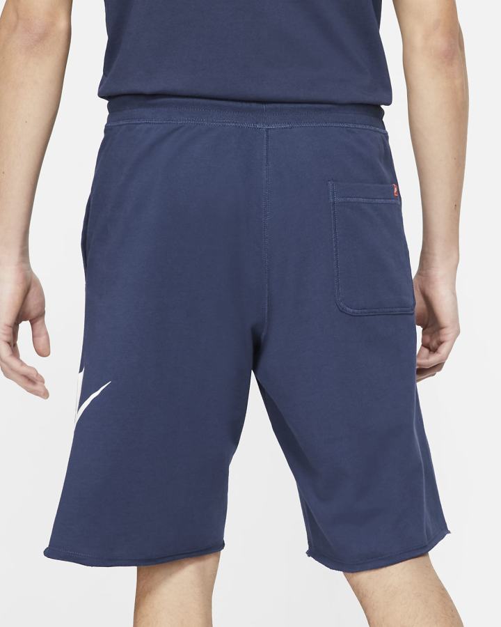 Pantalones Cortos Nike Sportswear Hombre Azul Marino Blancas | MREPI-6921