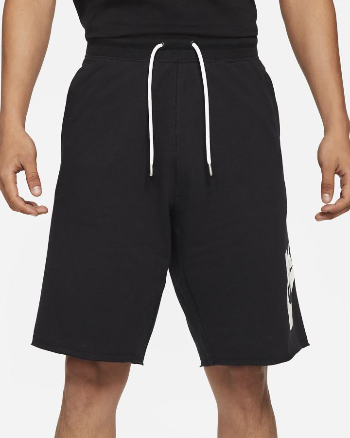 Pantalones Cortos Nike Sportswear Hombre Negras Blancas | QVZFN-0534