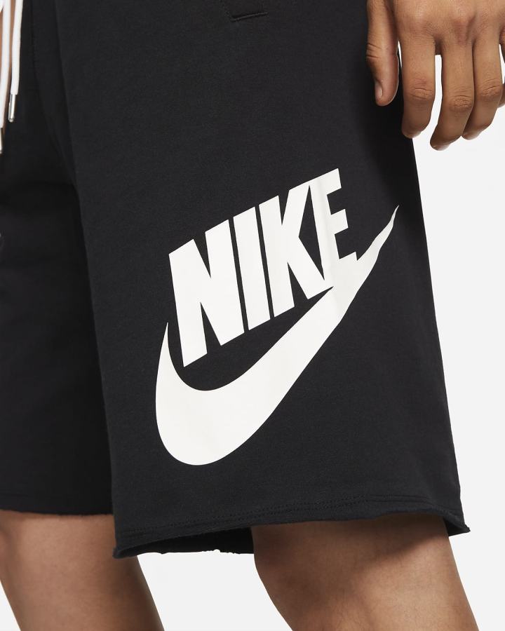 Pantalones Cortos Nike Sportswear Hombre Negras Blancas | QVZFN-0534