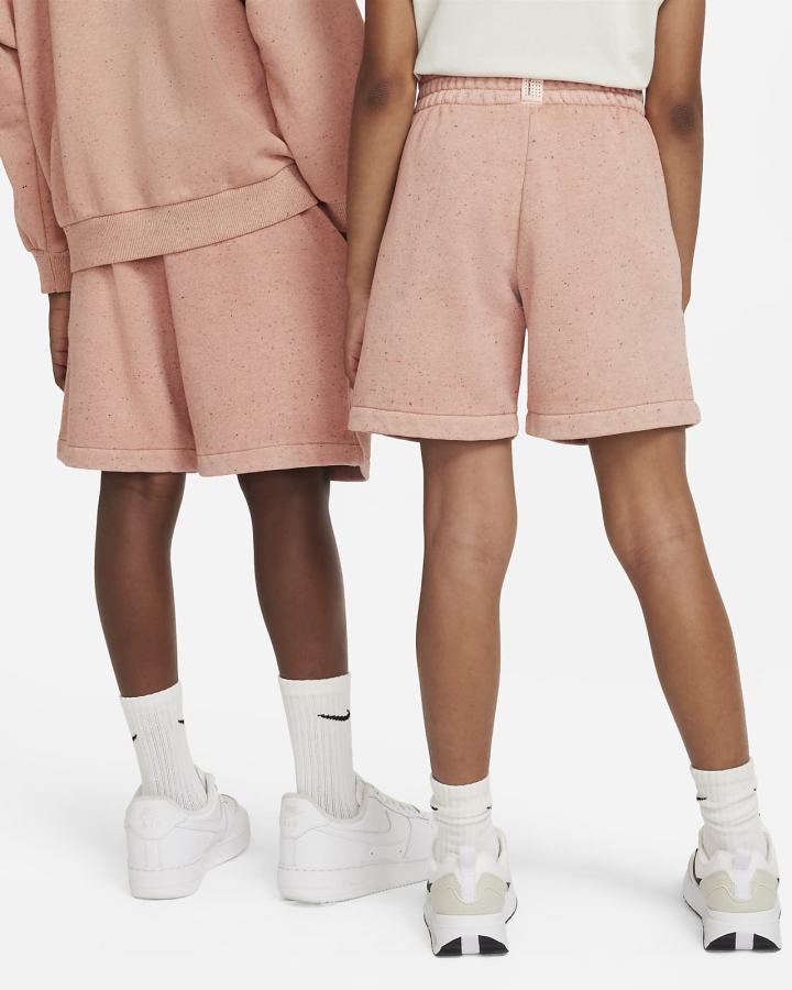 Pantalones Cortos Nike Sportswear Icon Fleece Kids Niña Rojas | HIGWK-6781