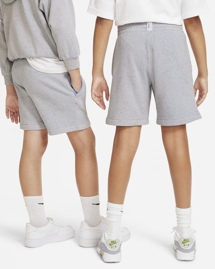 Pantalones Cortos Nike Sportswear Icon Fleece Kids Niña Azules | HTAQI-4305
