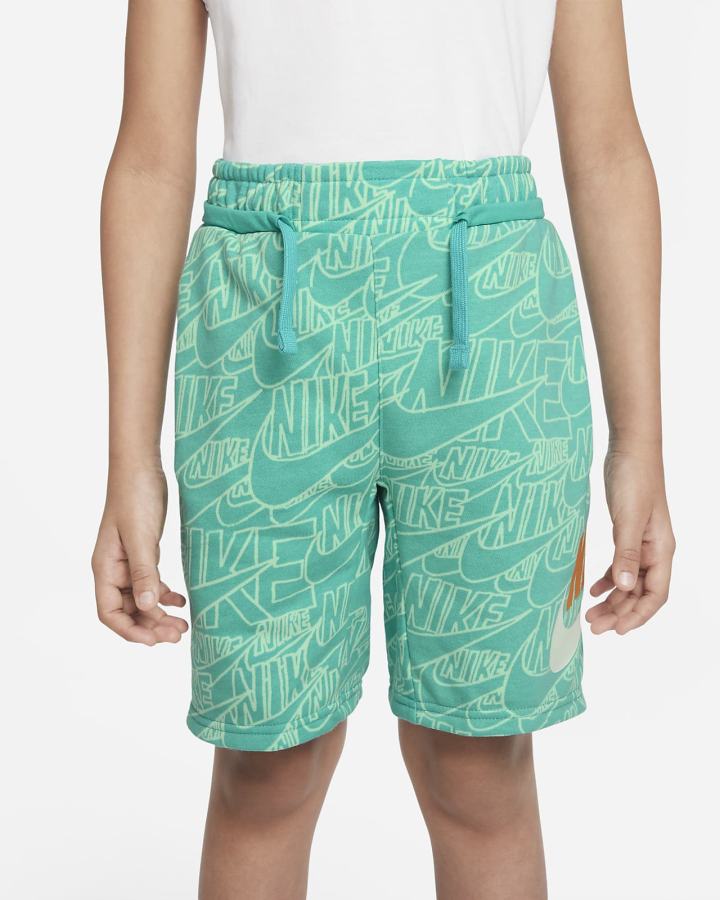 Pantalones Cortos Nike Sportswear Kids French Terry Niño Turquesa | OFTKA-0649