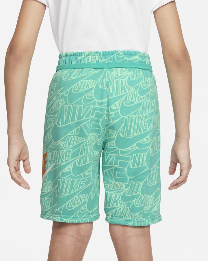 Pantalones Cortos Nike Sportswear Kids French Terry Niño Turquesa | OFTKA-0649